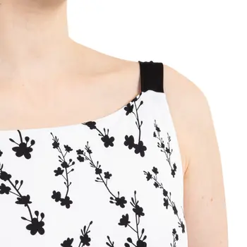 Capezio C'est la vie Fleur, Damen-Trikot mit breiteren Trägern – Cascading Florals Capezio