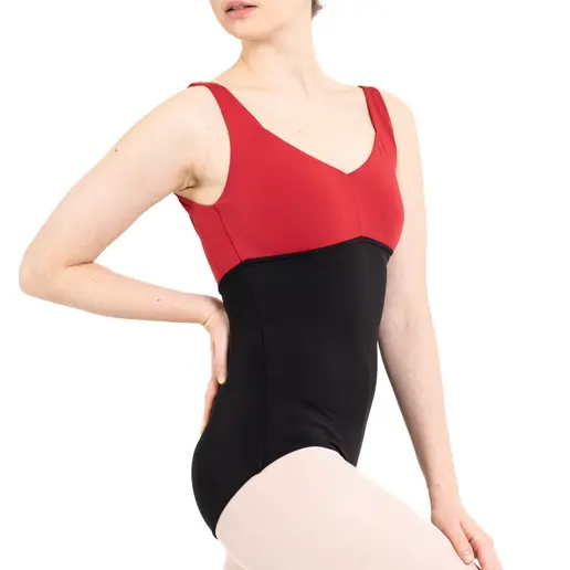 Capezio C'est La Vie Étoile Leotard, Damen-Trikot mit breiten Trägern