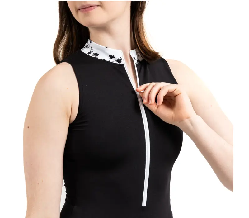 Capezio C'est La Vie La Belle, Damen-Trikot mit Neckholder-Verschluss - Cascading Florals Capezio