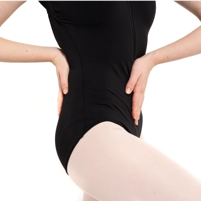 Capezio C'est La Vie La Belle, Damen-Trikot mit Neckholder-Verschluss Capezio C'est La Vie La Belle, Damen-Trikot mit Nackenverschluss - Schwarz