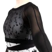 Capezio C'est La Vie Joyeux Mesh-Cover-up, Damen-Top