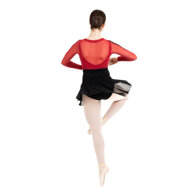 Capezio C'est La Vie Joyeux Mesh-Cover-up, Damen-Top