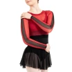 Capezio C'est La Vie Joyeux Mesh-Cover-up, Damen-Top