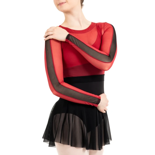 Capezio C'est La Vie Joyeux Mesh-Cover-up, Damen-Top