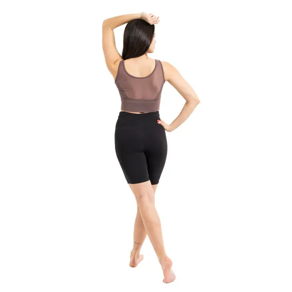 Capezio C'est La Vie Enchante Bike Short, Damen-Shorts mit Oberschenkellänge 