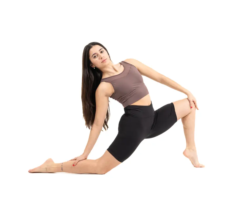 Capezio C'est La Vie Enchante Bike Short, Damen-Shorts in Oberschenkellänge - Schwarz