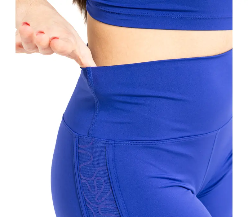 Capezio Bella Notte Vita Side Panel Short, Shorts für Damen - Spektrum Blau