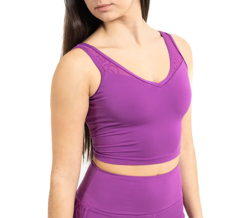 Capezio Bella Notte Dolce Tank, Damen-Top - Hyazinthenviolett