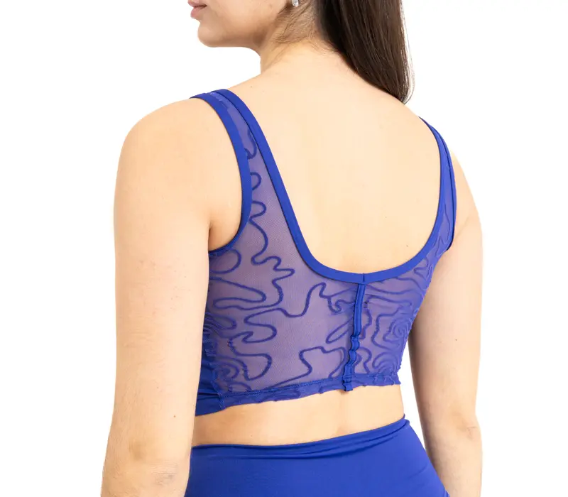 Capezio Bella Notte Dolce Tank, Damen-Top Capezio Bella Notte Dolce Tank, Damen-Top - Blaues Spektrum