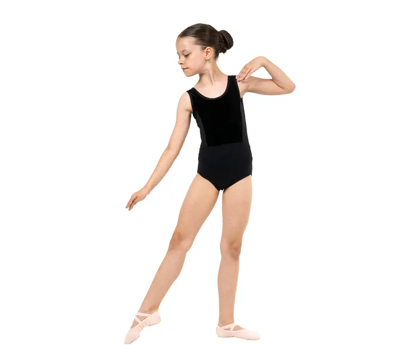 Capezio Eloise Trikot, Trikot für Mädchen Capezio Eloise Leotard, Turntrikot für Mädchen – Schwarz