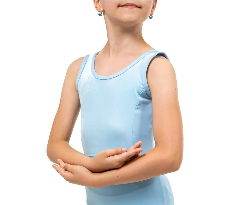 Capezio Eloise Trikot, Trikot für Mädchen Capezio Eloise Trikot, Turnanzug für Mädchen - Hellblau Capezio