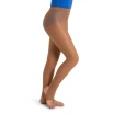 Capezio ultra shimmery, glänzende Mädchen-Steigbügelstrumpfhose - Toast Capezio