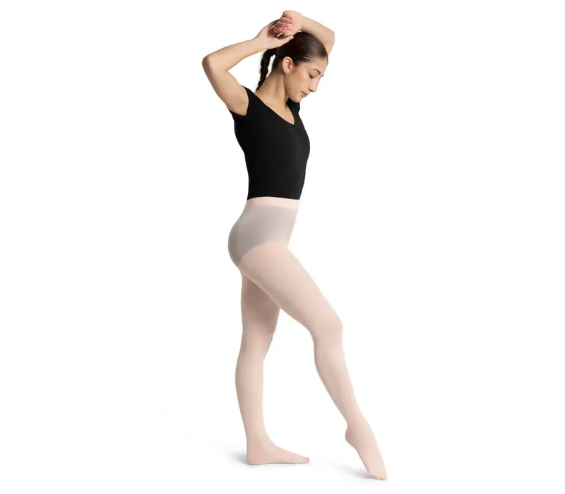 Capezio Ultra Soft Footed Tights, Damenstrumpfhose mit geschlossenem Fuß - Capezio Ballettrosa