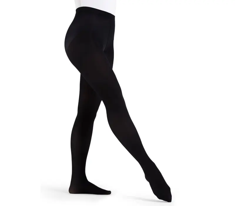 Capezio Ultra Soft Footed Tights, Damenstrumpfhose mit geschlossenem Fuß - Schwarz