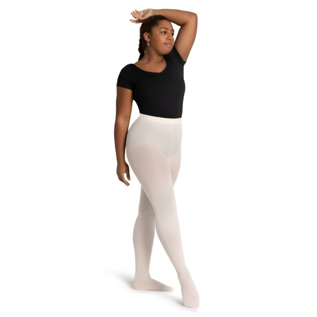 Capezio Ultra Soft Footed Tights, Damen-Strumpfhosen mit durchgehendem Fuß Capezio Ultra Soft Footed Tights, Damenstrumpfhose mit geschlossenem Fuß - Hellrosa Capezio