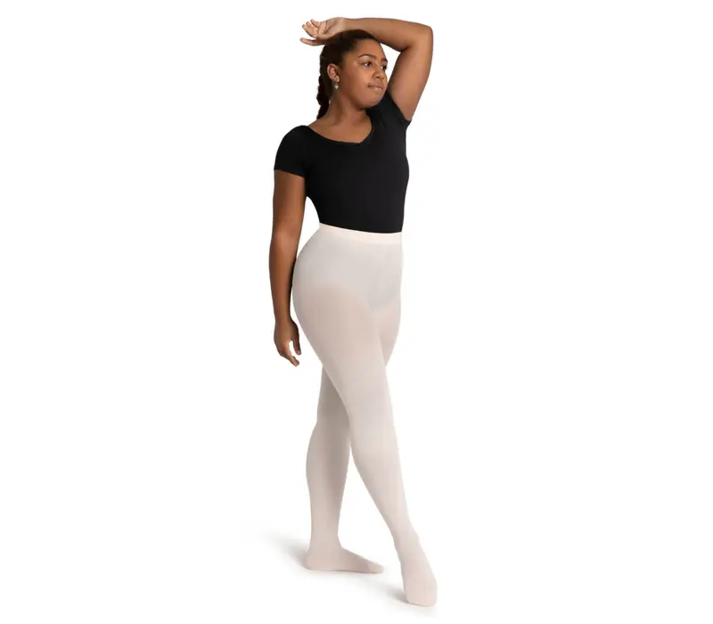 Capezio Ultra Soft Footed Tights, Damenstrumpfhose mit geschlossenem Fuß - Hellrosa Capezio