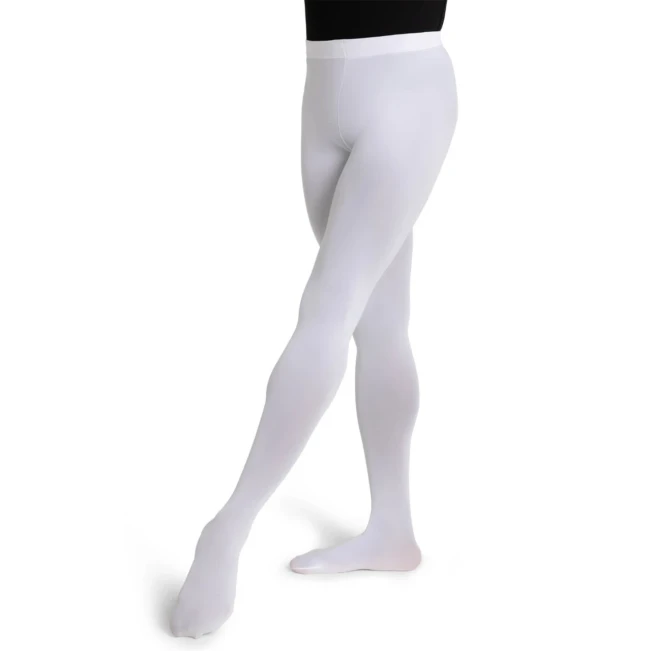 Capezio Ultra Soft Footed Tights, Damenstrumpfhose mit Fuß - Weiß