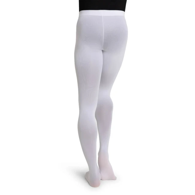 Capezio Ultra Soft Footed Tights, Damenstrumpfhose mit Fuß - Weiß