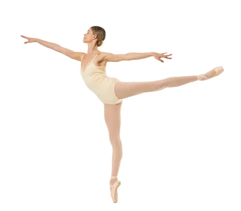 Capezio Anemoia Leotard, Damen-Träger-Leotard - Hellgelb - Butter Capezio