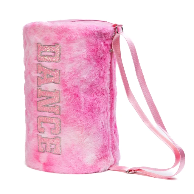 Capezio Faux Fur Dance Duffle, Mädchentasche Capezio Faux Fur Dance Duffle, Mädchentasche