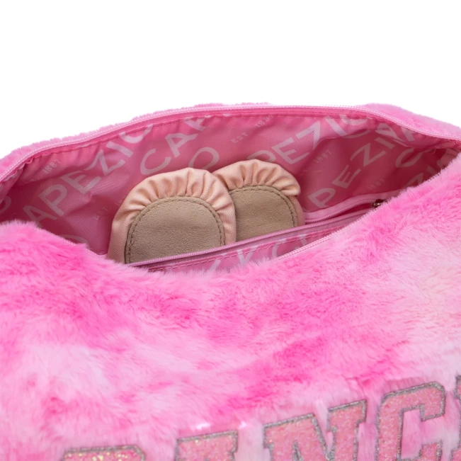 Capezio Faux Fur Dance Duffle, Mädchentasche Capezio Faux Fur Dance Duffle, Mädchentasche