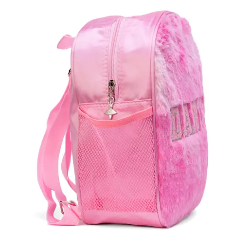 Capezio Faux Fur Dance Backpack, Mädchenrucksack