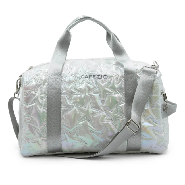 Capezio Metallic star travel duffle, Tasche – Silber Metallic Silver Capezio