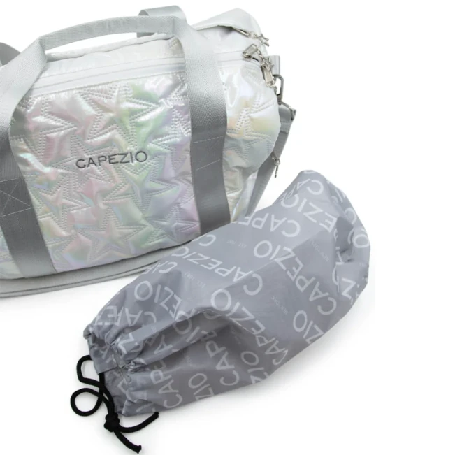 Capezio Metallic star travel duffle, Tasche – Silber Metallic Silver Capezio