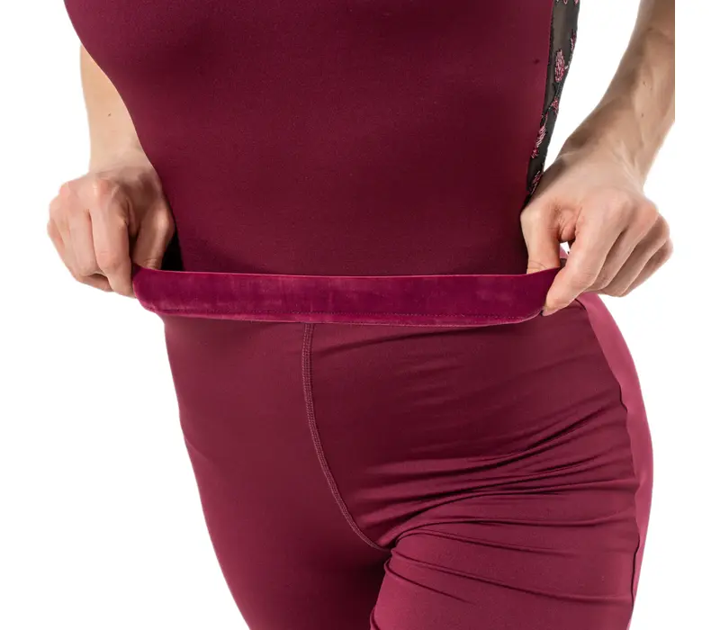 Capezio Beguile Pant, Damenhose - Weinrote Windsor Wine Capezio