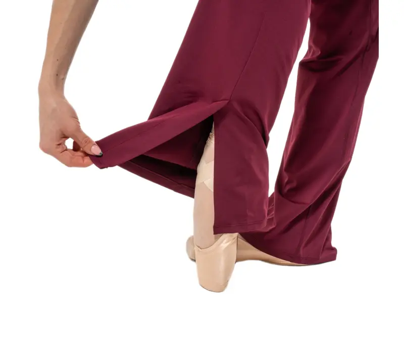 Capezio Beguile Pant, Damenhose - Weinrote Windsor Wine Capezio