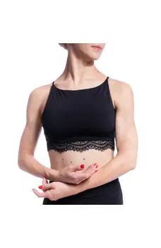 Capezio Breeze Bra Top, Damen-Top mit dünnen Trägern