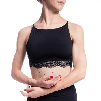 Capezio Breeze Bra Top, Damen-Top mit dünnen Trägern