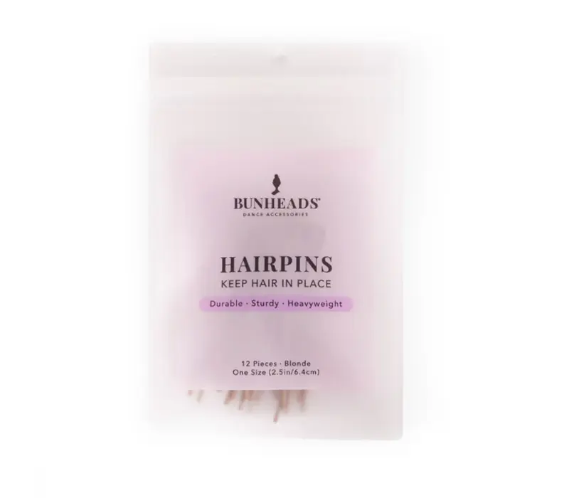 Bunheads, Haarnadeln mit einer Länge von 6,4 cm – Blond