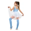 Capezio Kinder-Balletttrikot mit Gürtel, breite Träger – Hellblau Capezio Capezio Kinder-Balletttrikot mit Gürtel, breite Träger – Hellblau Capezio