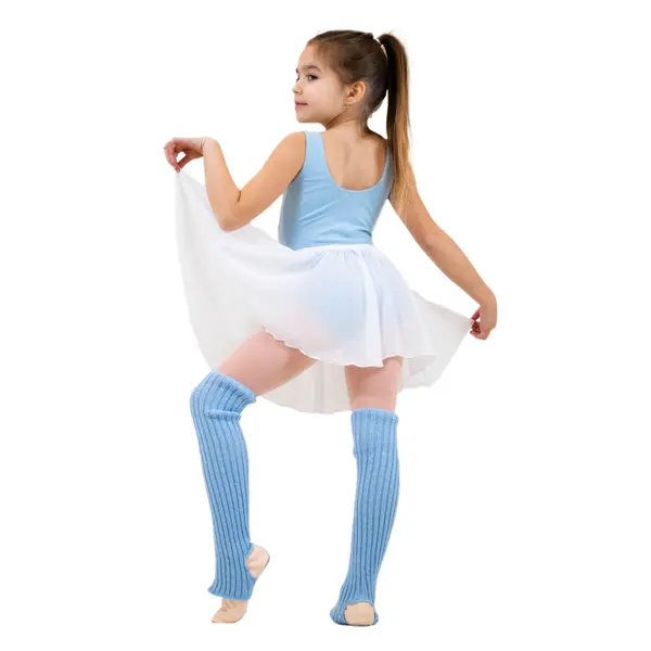 Capezio Kinder-Balletttrikot mit Gürtel mit breiten Trägern