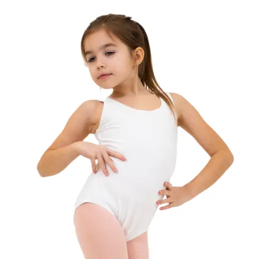 Capezio Kinder-Balletttrikot mit Gürtel mit breiten Trägern