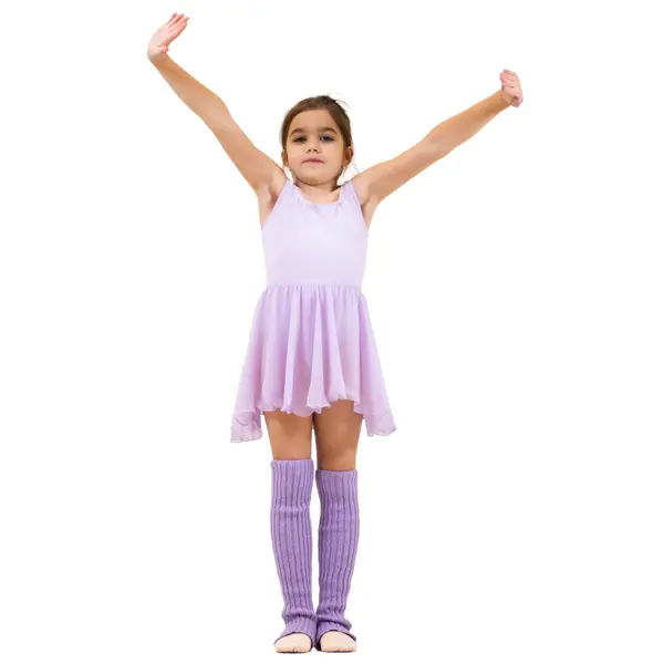 Capezio Kinder-Balletttrikot mit Gürtel mit breiten Trägern