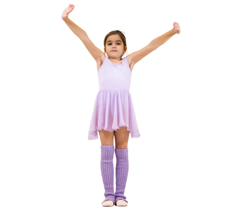 Capezio Kinder-Balletttrikot mit Gürtel, breite Träger - Violett - Lavender Capezio Kinder-Balletttrikot mit Gürtel, breite Träger - Violett - Lavender