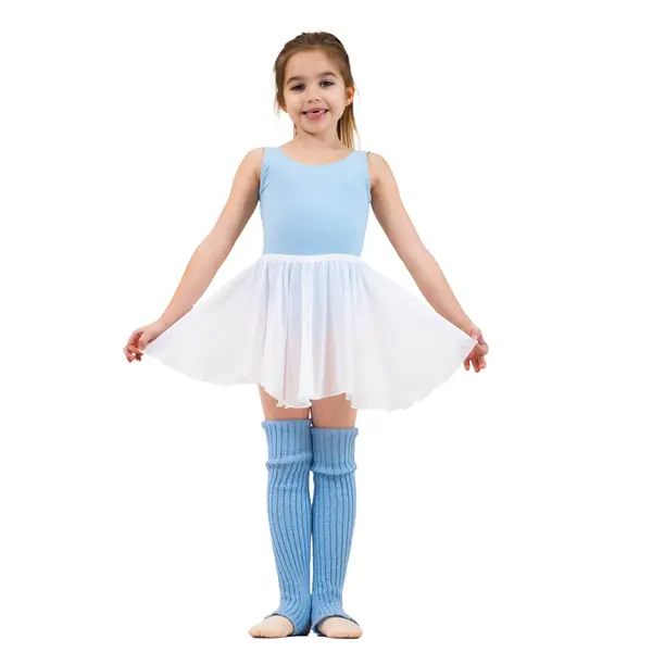 Capezio Kinder-Balletttrikot mit Gürtel mit breiten Trägern