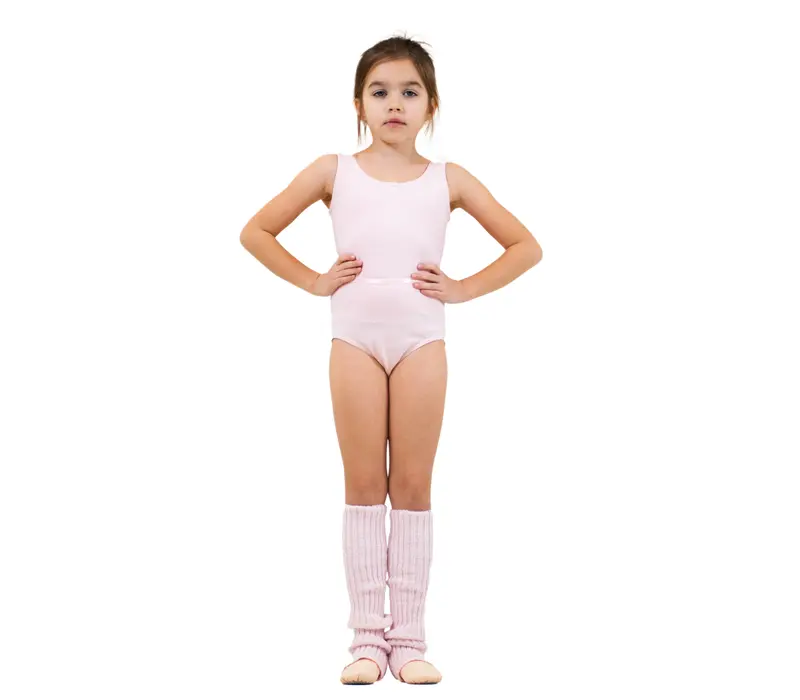 Capezio Kinder-Balletttrikot mit Gürtel, breite Träger – Rosa – light pink Capezio Kinder-Balletttrikot mit Gürtel, breite Träger – Rosa – light pink