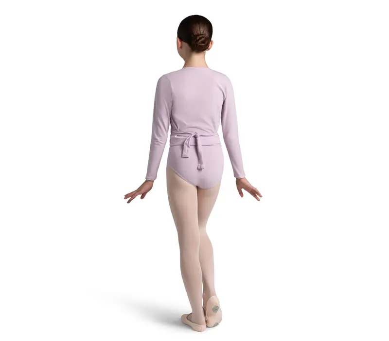 Capezio Cross-Over-Top, Warm-up-Top für Mädchen Capezio Cross-Over-Top, Aufwärm-Top für Mädchen – Granatrot Capezio