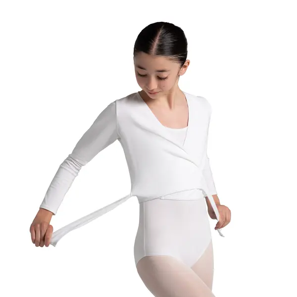 Capezio Cross-Over-Top, Warm-up-Top für Mädchen Capezio Cross-Over-Top, Warm-up-Top für Mädchen