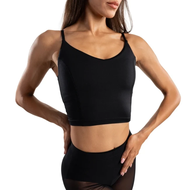 Capezio Dance Cami Top, Damen-Trainings-Latino-Top mit Trägern
