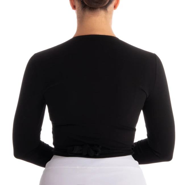 Capezio Cross-over-Top, Damen-Aufwärm-Top Capezio Cross-over-Top, Damen-Aufwärm-Top