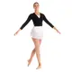 Capezio Cross-over-Top, Damen-Aufwärm-Top 