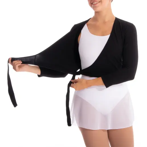 Capezio Cross-over-Top, Damen-Aufwärm-Top 