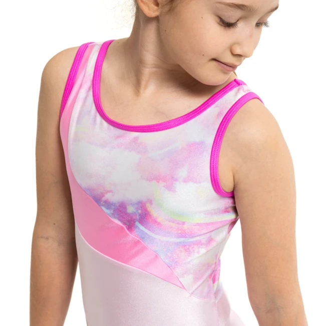 Capezio Candy Cloud Leotard, Gymnastikanzug für Mädchen Capezio Candy Cloud Leotard, Gymnastikanzug für Mädchen