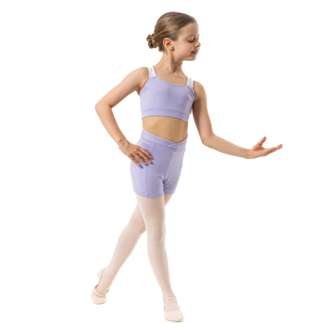 Capezio Catherine Top, Crop-Top für Mädchen Capezio Catherine Top, Crop-Top für Mädchen – Lila – Lavender
