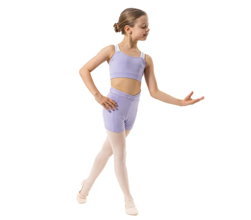 Capezio Catherine Top, Crop-Top für Mädchen Capezio Catherine Top, Crop-Top für Mädchen – Lila – Lavender