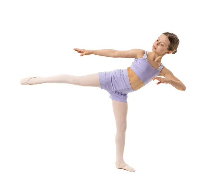 Capezio Catherine Top, Crop-Top für Mädchen Capezio Catherine Top, Crop-Top für Mädchen – Lila – Lavender